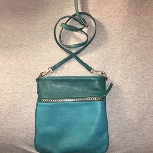 Blue-green Shoulder bag